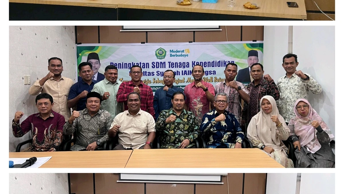 Fakultas Syariah IAIN Langsa Gelar Pelatihan Peningkatan SDM Tendik