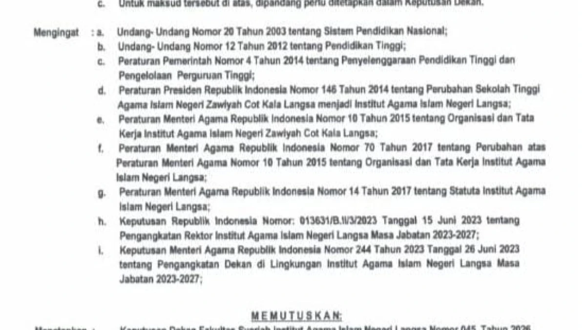SK Penguji Sidang Munaqasyah ganjil No 045 Thn 2026