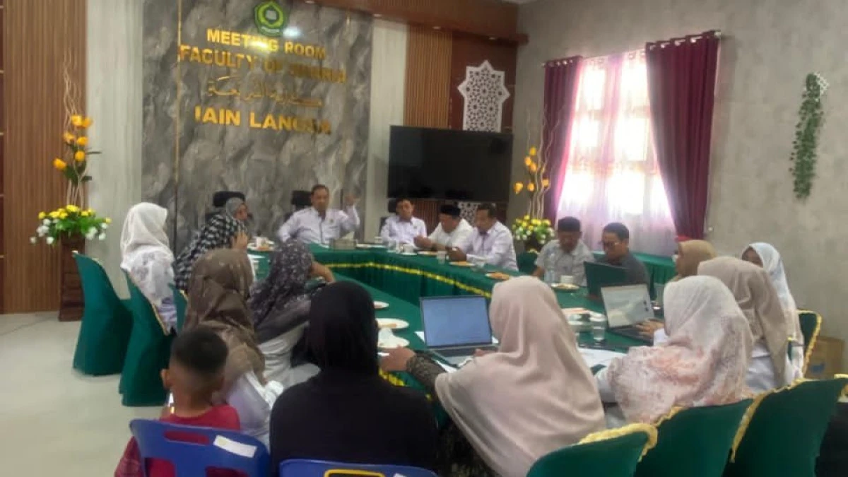 Kick Off Borang Akreditasi Prodi HKI Fakultas Syariah IAIN Langsa, Bentuk Tim dan Matangkan Strategi 