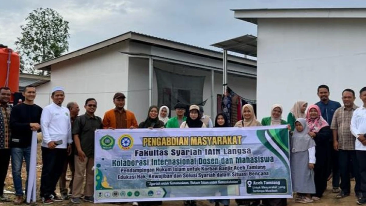 PEKA Malaysia bersama Fakultas Syariah IAIN Langsa Gelar Pengabdian Masyarakat dalam pendampingan hukum Islam bagi Korban Banjir Aceh Tamiang