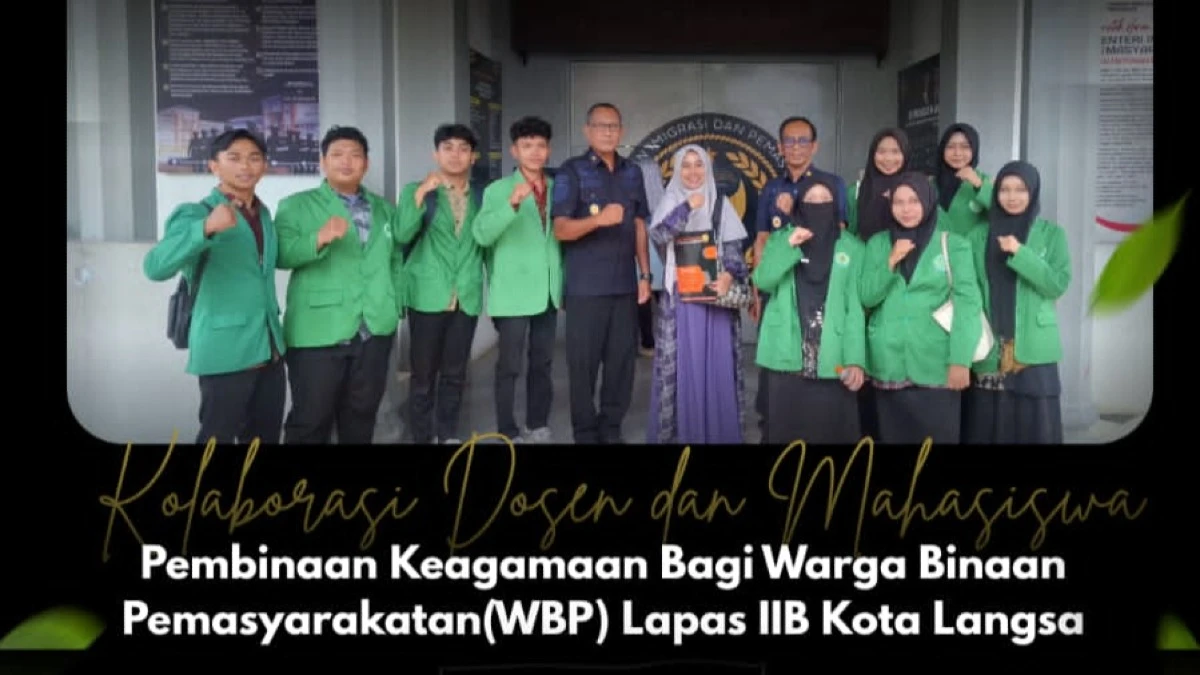 Tim PKM Fakultas Syariah IAIN Langsa Gelar Pembinaan Keagamaan dan Pemetaan Kemampuan Baca Al-Qur'an di Lapas Kelas IIB Langsa