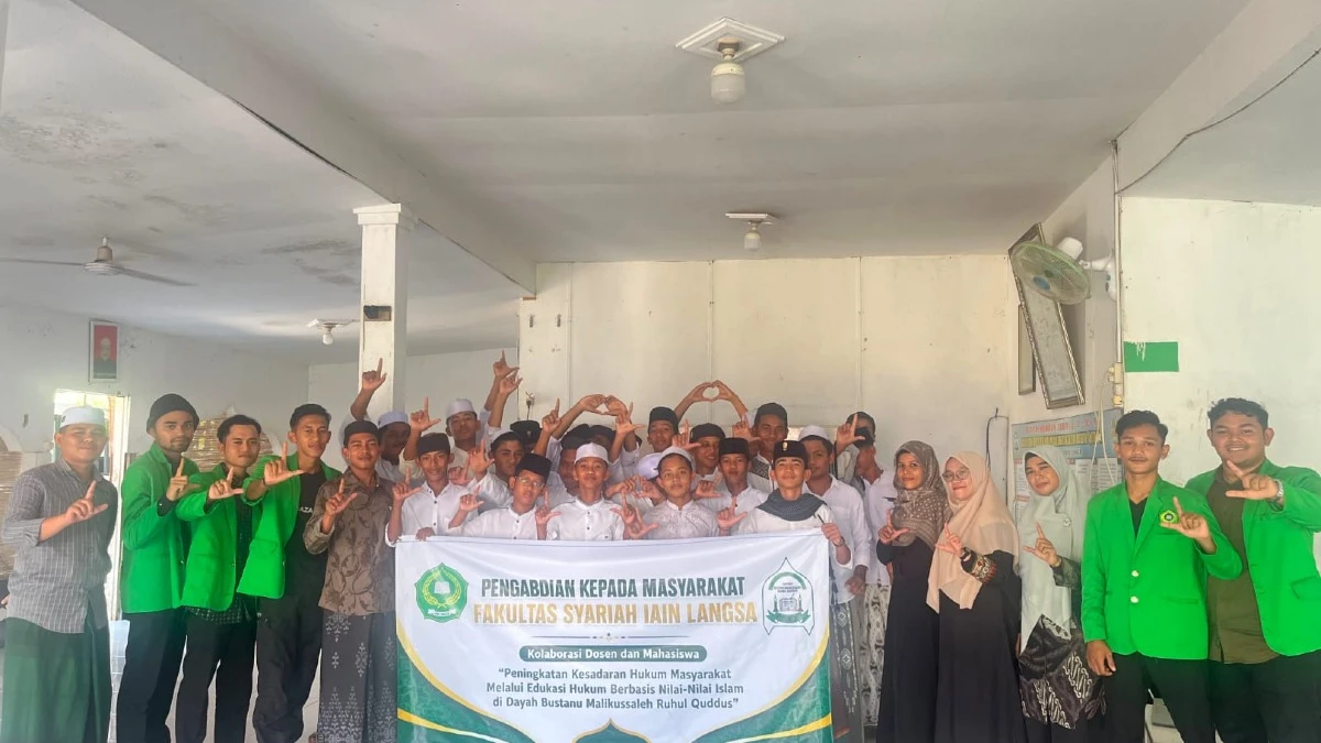 Fakultas Syariah IAIN Langsa Gelar Pengabdian Masyarakat, Tingkatkan Literasi Hukum Berbasis Syariah