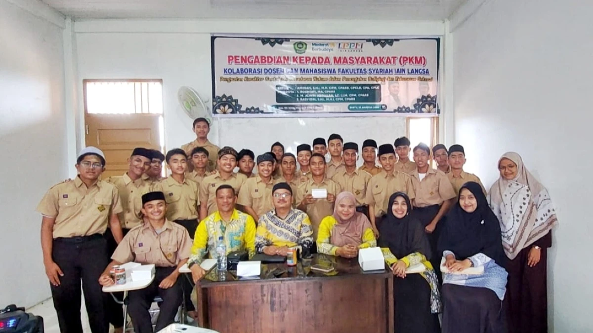 Kolaborasi Dosen dan Mahasiswa Fakultas Syariah IAIN Langsa Sosialisasikan Pencegahan Bullying dan Kekerasan Seksual di SMA ITQ Huda Wan Nur
