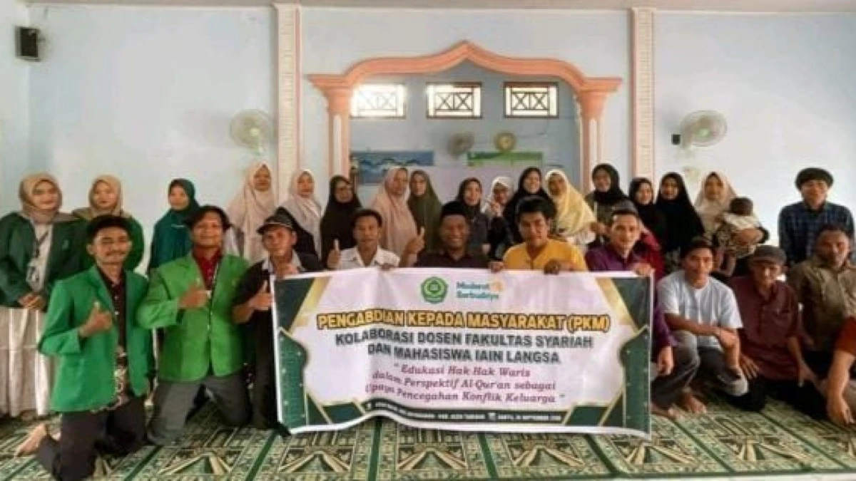 Dosen Fakultas Syariah IAIN Langsa Edukasi Masyarakat Desa Balai tentang Hak-Hak Waris dalam Perspektif Al-Qur’an