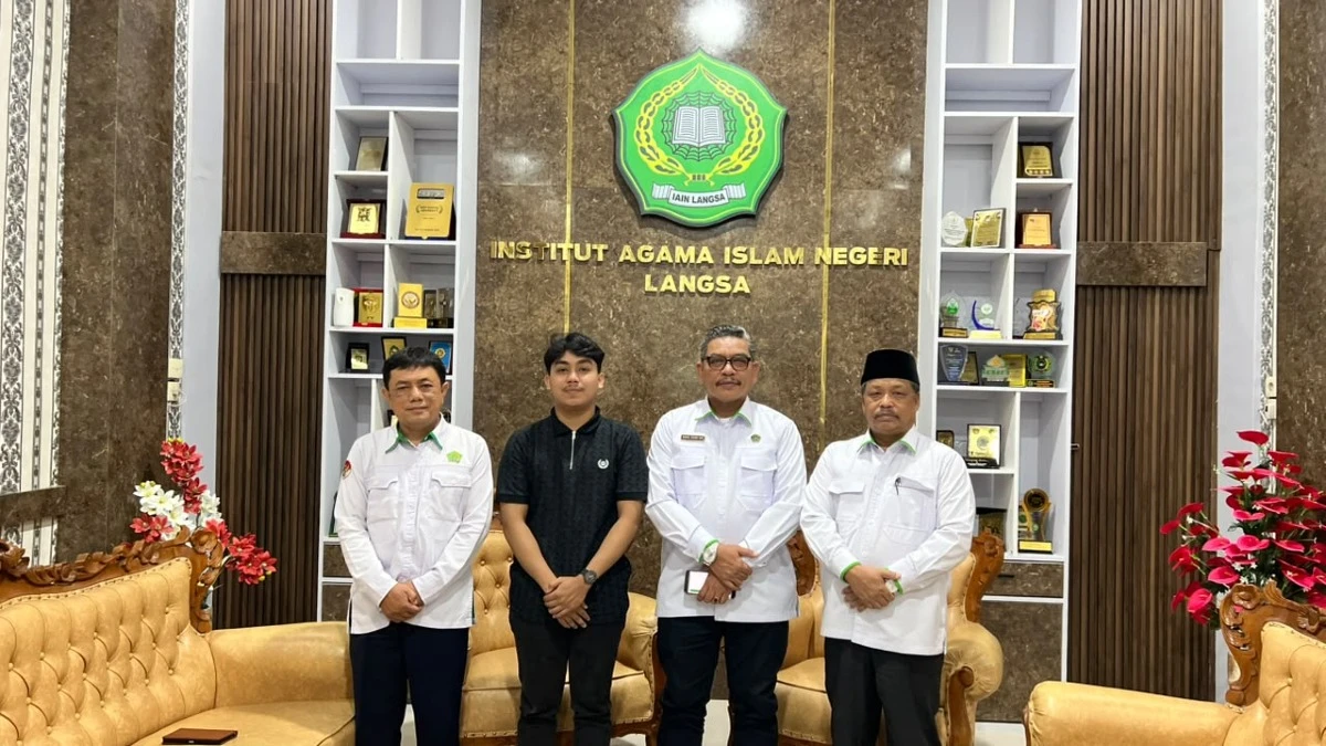 Rektor IAIN Langsa Apresiasi Prestasi Rizky Alfariji, Juara 1 Nasional Hifzil Qur’an 20 Juz Putra